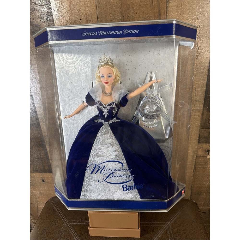 1999 Vtg‎ Millennium Princess Barbie Doll Limited Edition Keepsake Ornament Y2K